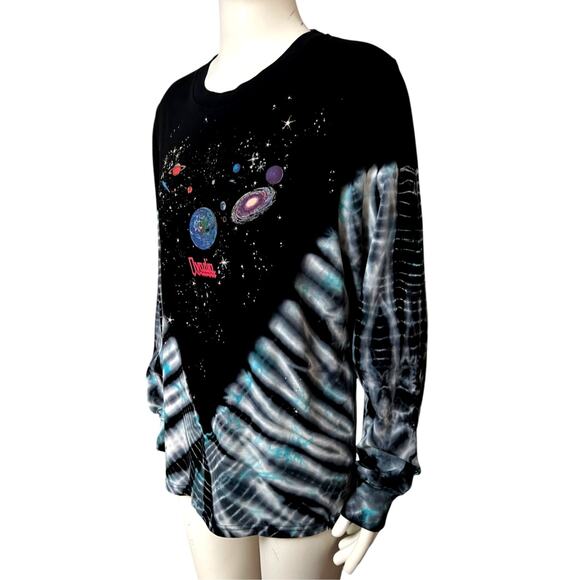 Ovadia New york 100% Cotton Planets Tie Dye Jersey Long Sleeves Size XL - Picture 2 of 9
